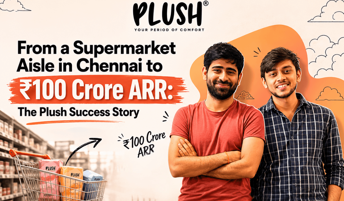 From a Supermarket Aisle in Chennai to ₹100 Crore ARR: The Plush Success Story