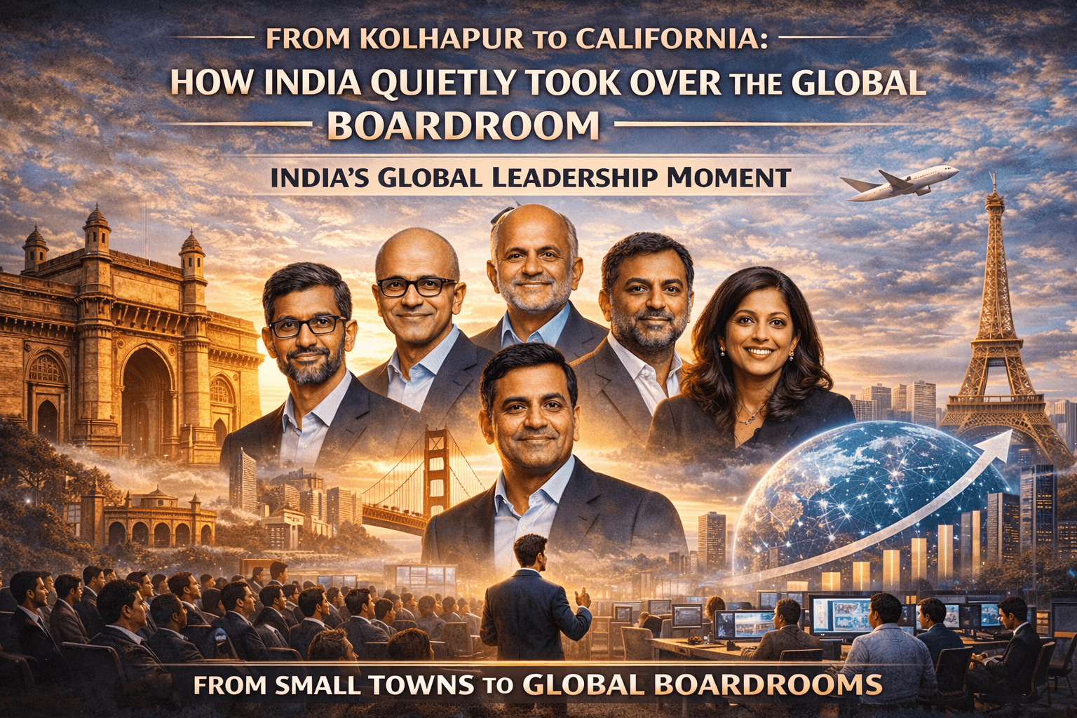 From Kolhapur to California: How India Quietly Took Over the Global Boardroom