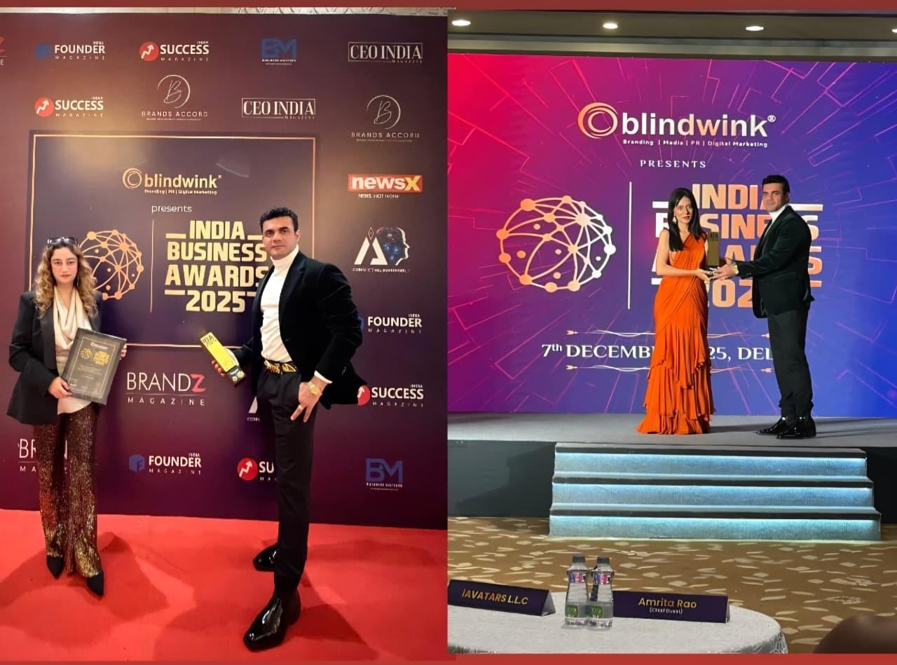 Invincible Us Infrastructure Pvt. Ltd. Honoured at India Business Awards 2025 in New Delhi