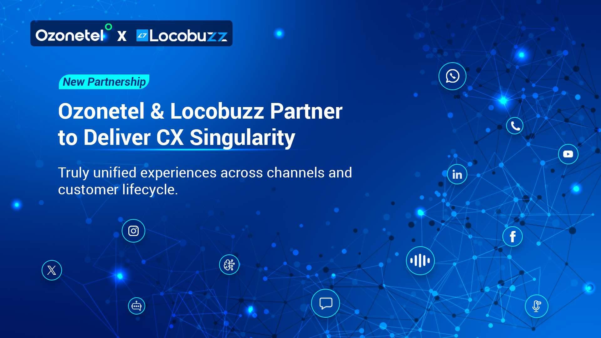 Ozonetel and Locobuzz Unify Voice & Social Channels to Disrupt a CX Market Set to Reach $150B by 2030