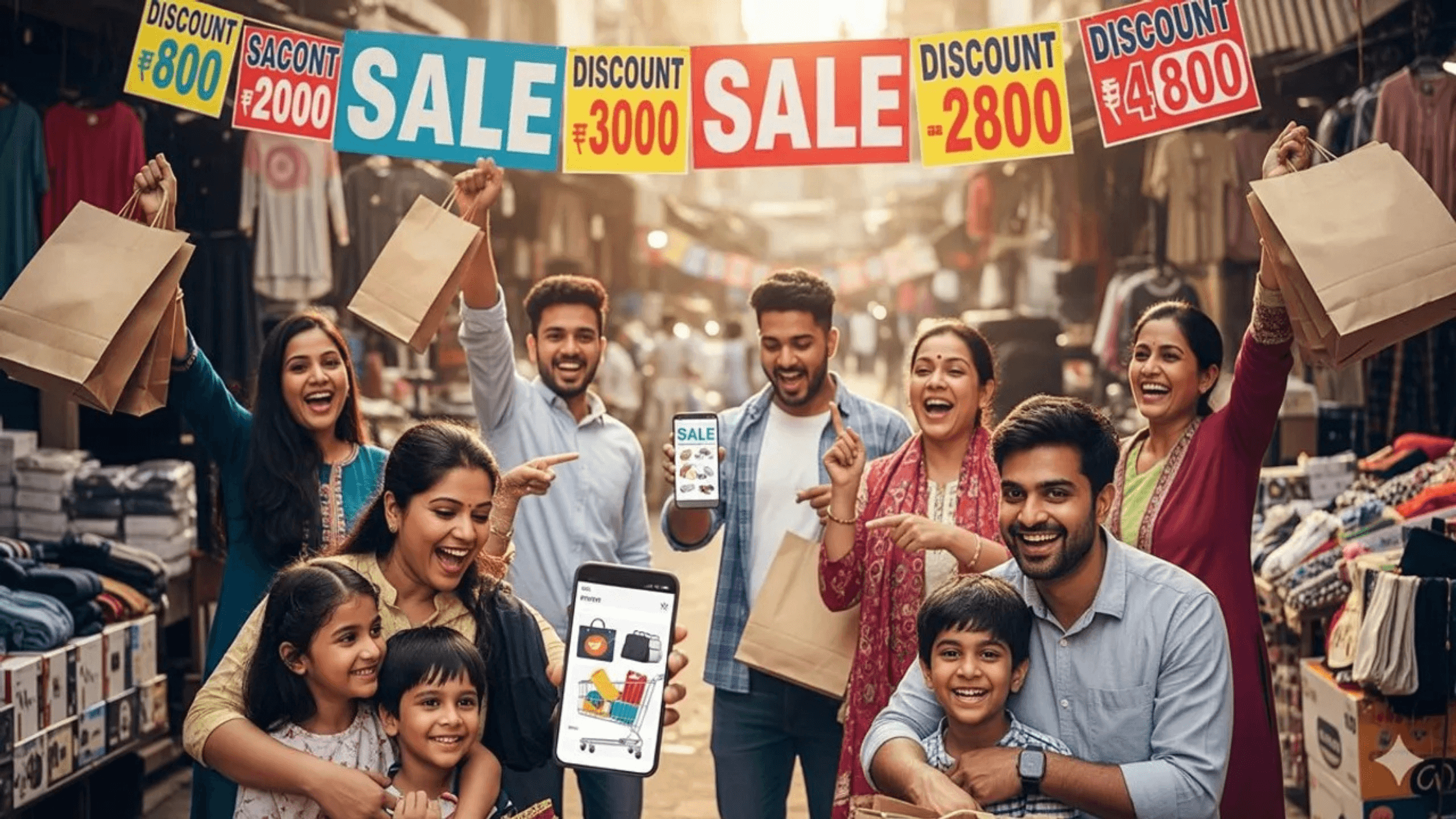 India’s Festive Season Breaks All Records ₹5.4 Lakh Crore in Goods, ₹65,000 Crore in Services