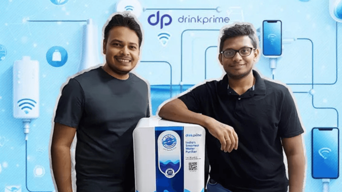 DrinkPrime: How Two Flatmates Turned a Water Problem into a ₹75 Crore Startup