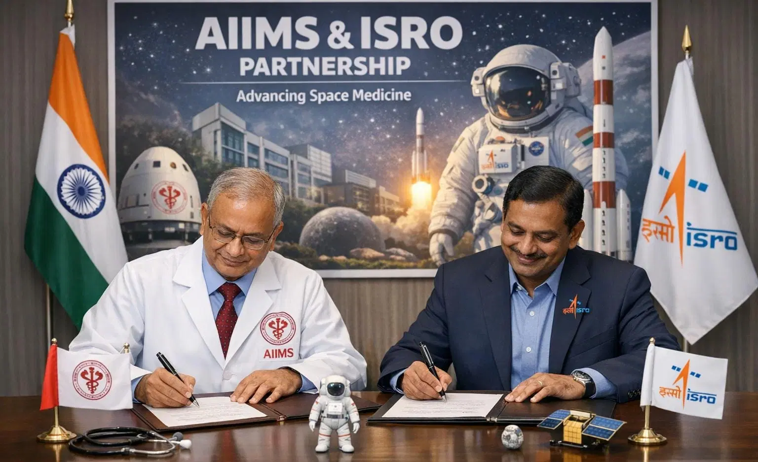AIIMS Delhi and ISRO Sign Landmark Partnership to Advance Space Medicine for India's Human Spaceflight Ambitions