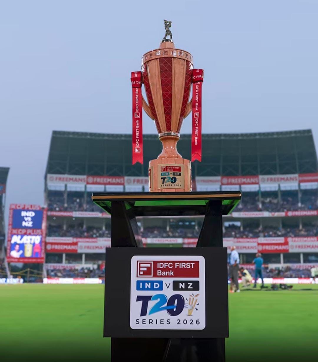 Not Just Another Cup: The India vs New Zealand T20I Series Trophy