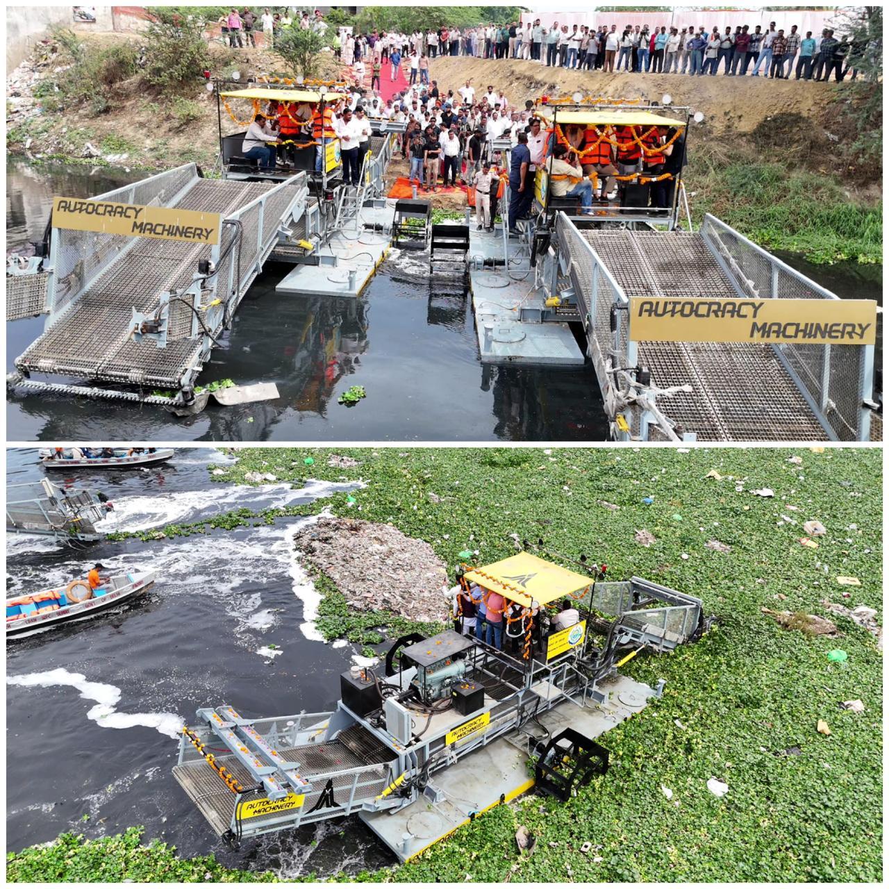 Autocracy Machinery Deploys Advanced Dual-Purpose Weed Harvesters to Strengthen Delhi’s Water Infrastructure