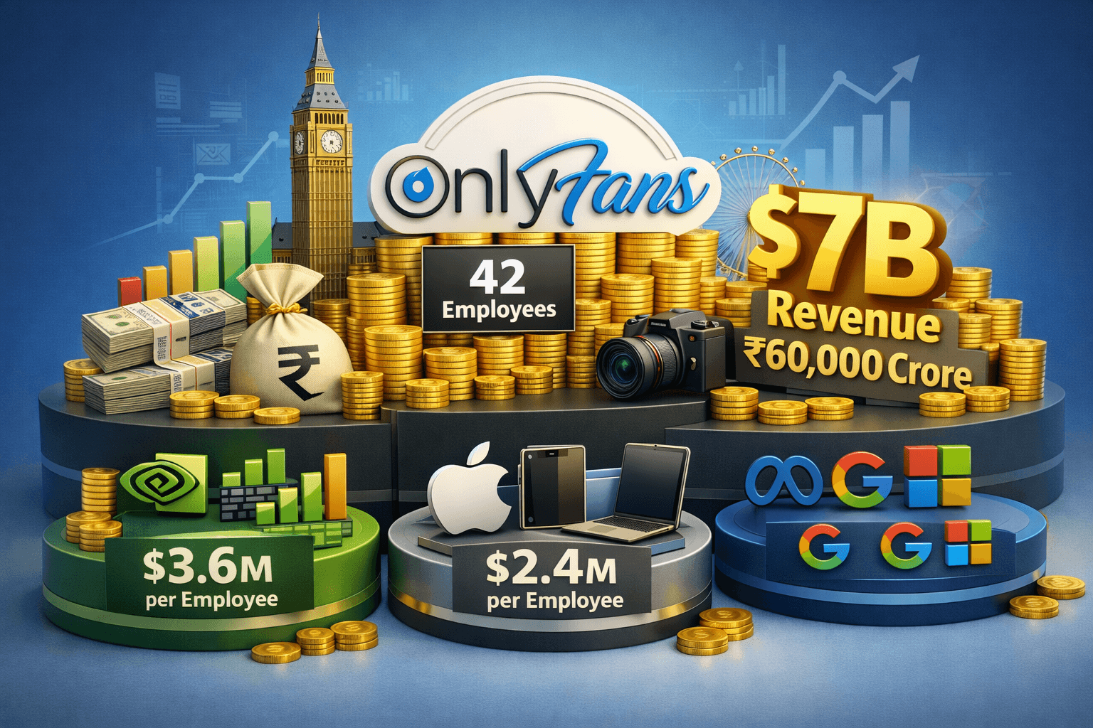 OnlyFans: The World’s Most Revenue-Efficient Company