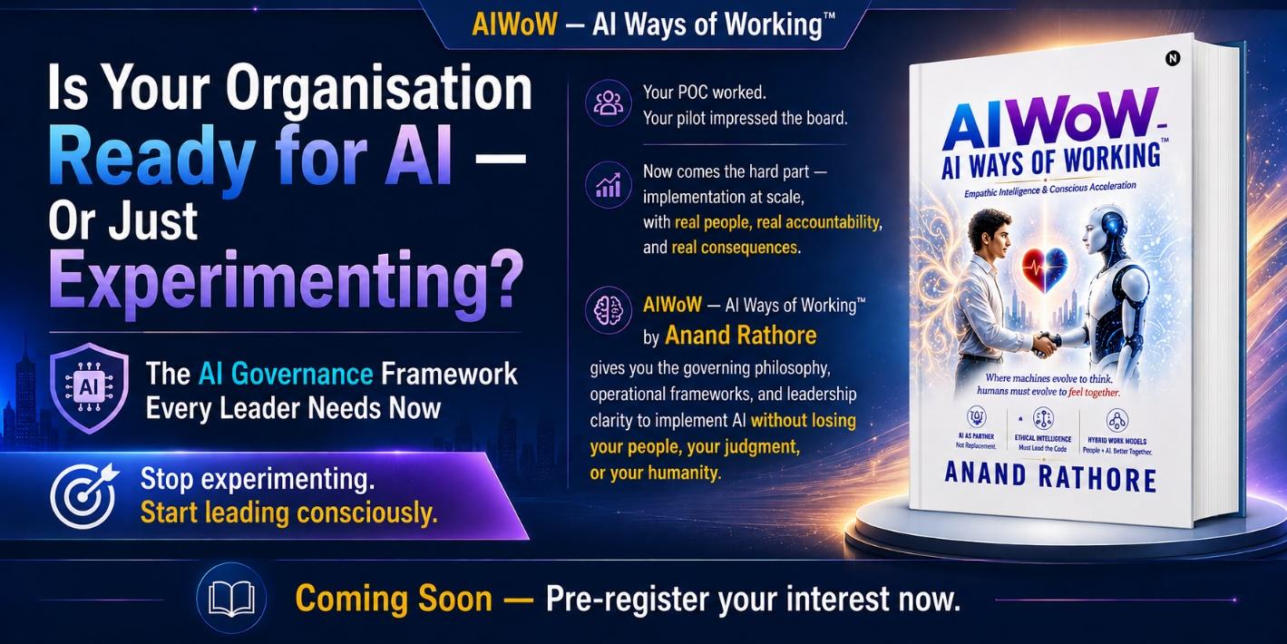 AIWoW - AI Ways of Working™ by Anand Rathore Answers the Question Every Leader Is Quietly Asking