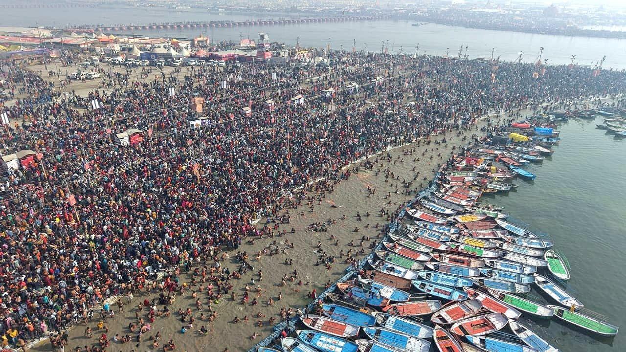Faith Meets Governance: Magh Mela Videos Flood Social Media, Netizens Applaud Yogi Govt