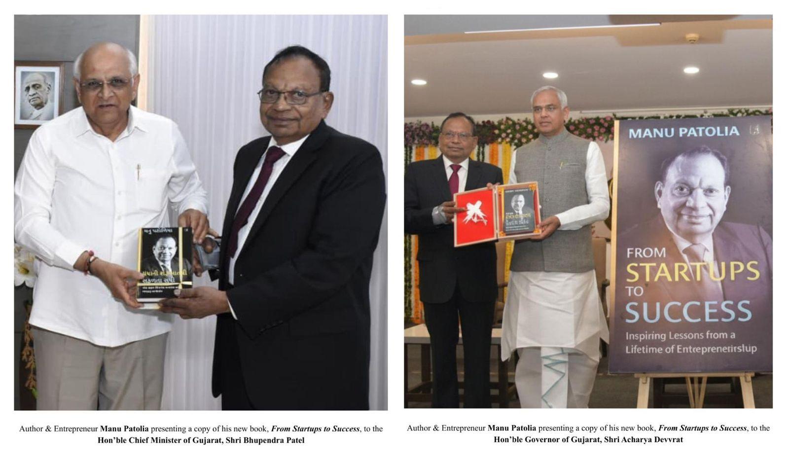 Entrepreneur Manu Patolia, launches his book From Startups to Success with Simon and Schuster in partnership with The Sunflower Seeds