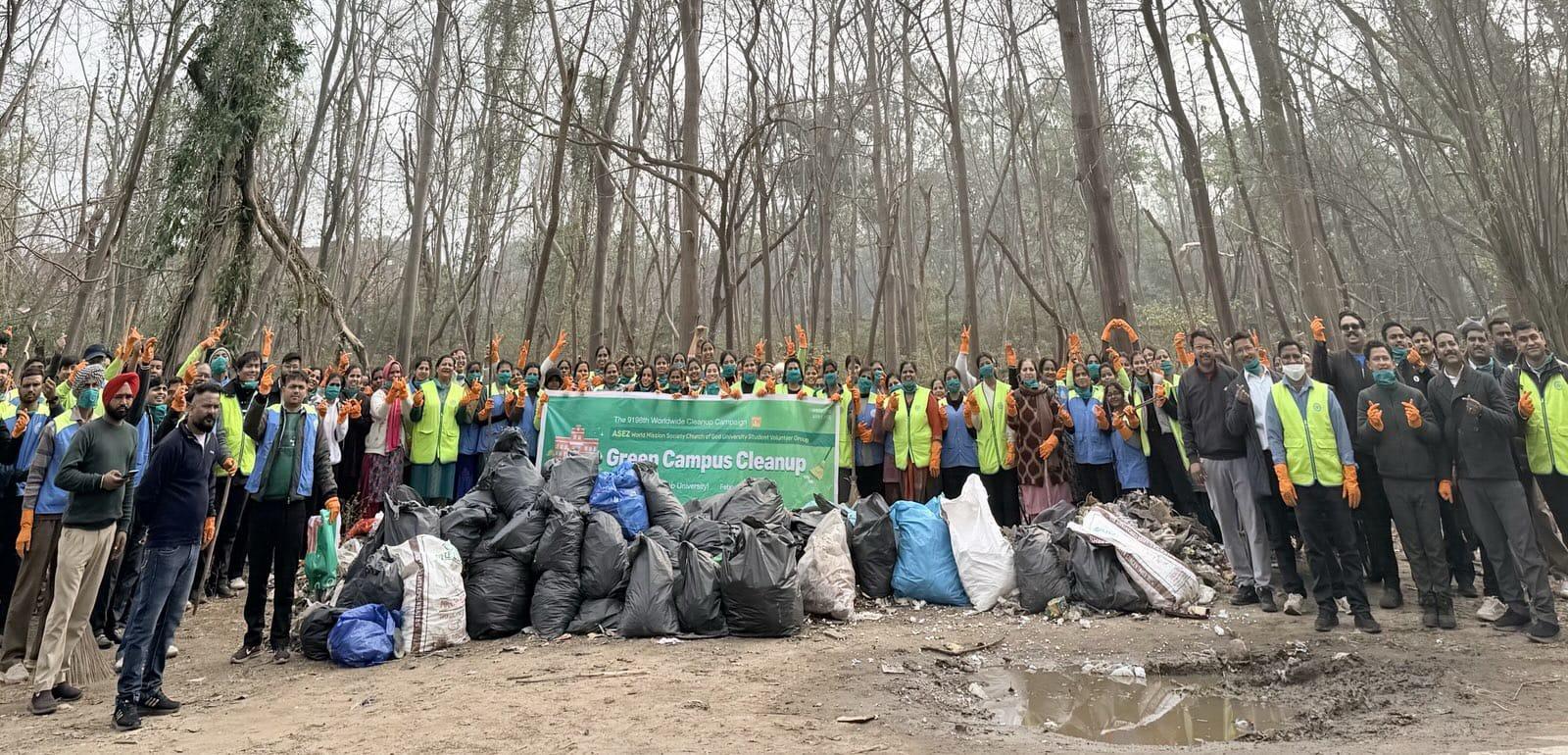 World Mission Society Church of God Youth Cleaned Areas Around Punjab University and PGI