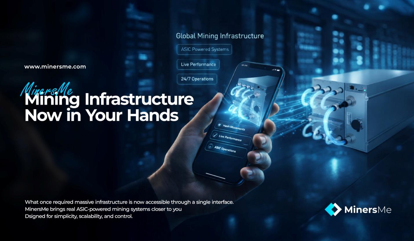 MinersMe Cloud Mining Platform: A Simplified Way to Access Digital Mining Infrastructure