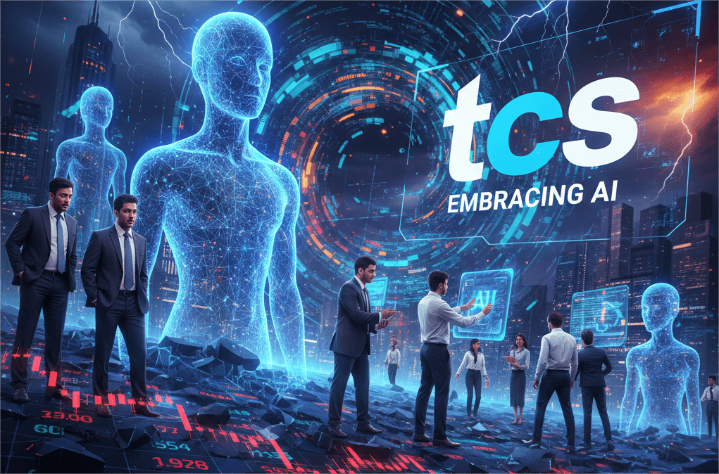 AI Fear Hits Indian IT Stocks Hard — But TCS Doubles Down on AI Adoption