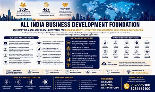 All India Business Development Foundation Is Building One of the World’s Most Ambitious Business Growth and Professional Participation Ecosystems