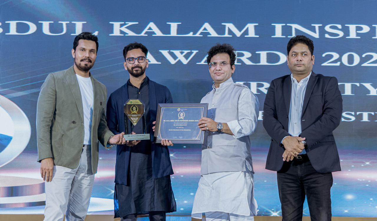 Satya Subham Rout titled Brand Strategist of the Year