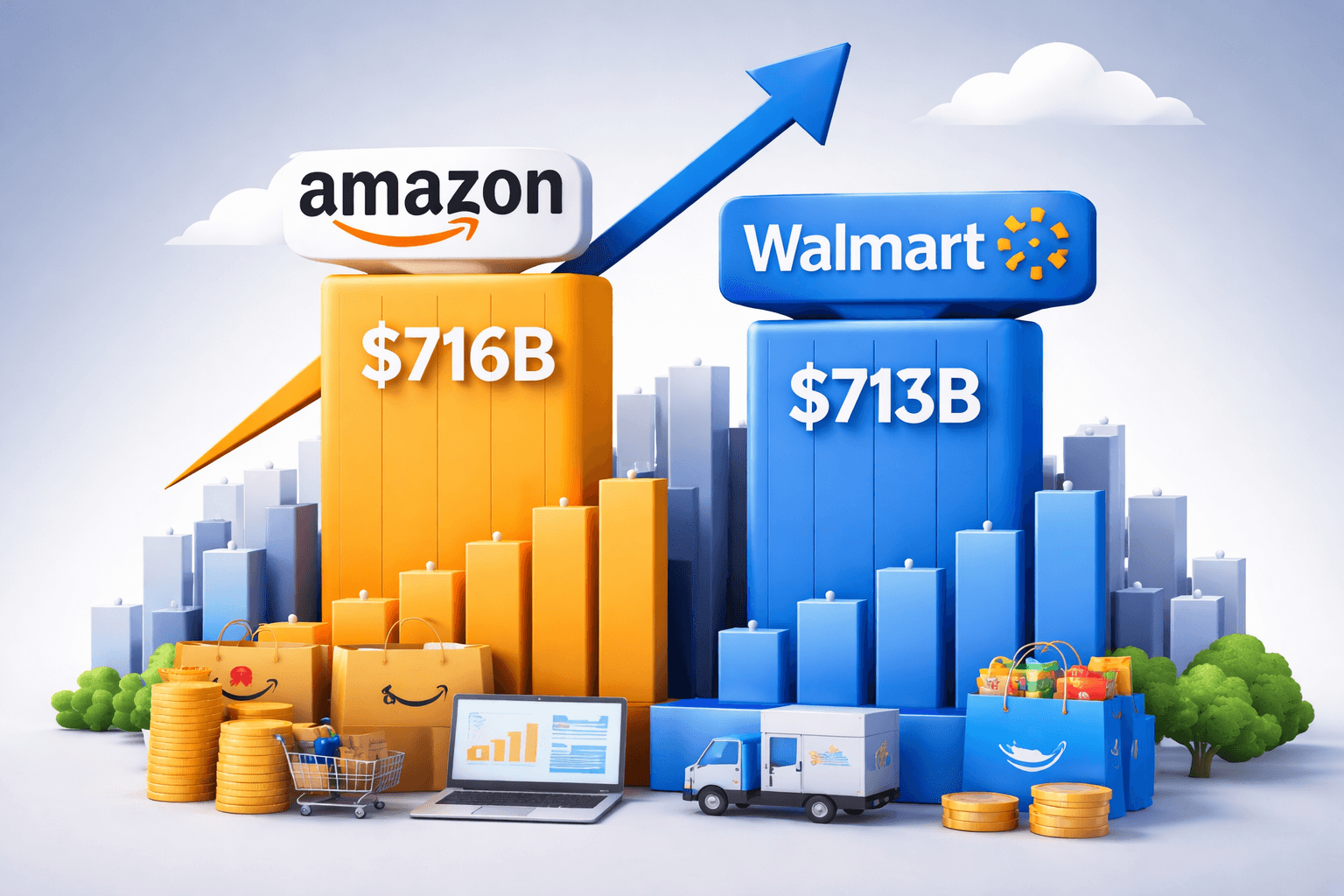 Amazon Overtakes Walmart: A Historic Shift in Global Business Leadership: