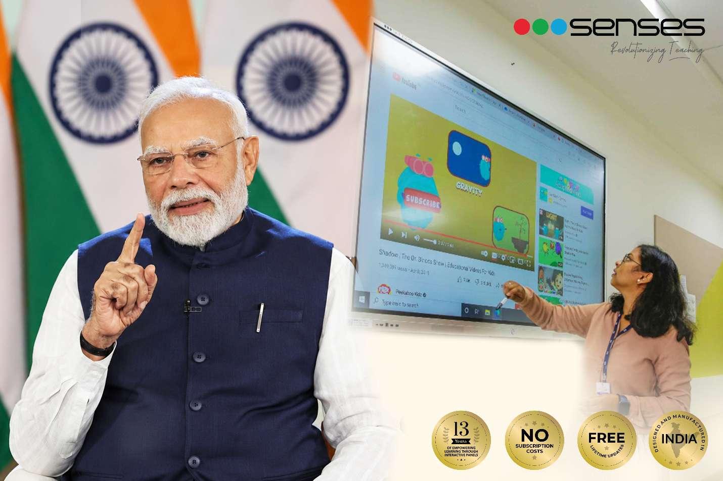 How Senses Electronics Smart Boards Support PM Modi’s Digital Learning Vision