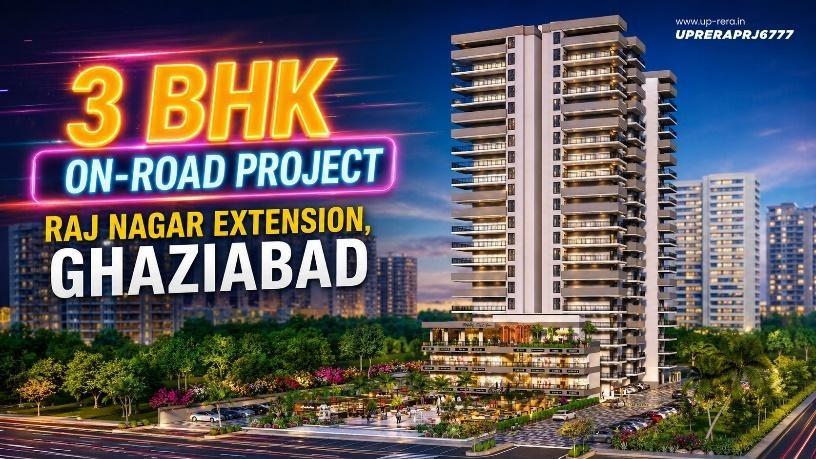 Book Premium 3BHK Luxury Flat in Ghaziabad – Charms India Iconic Tower, Raj Nagar Extension