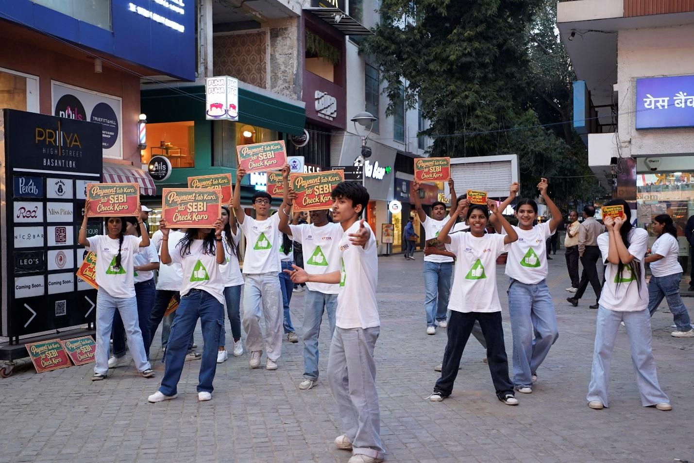 NSDL Unveils Another Creative Push for SEBI Check Awareness with Delhi Flash Mob