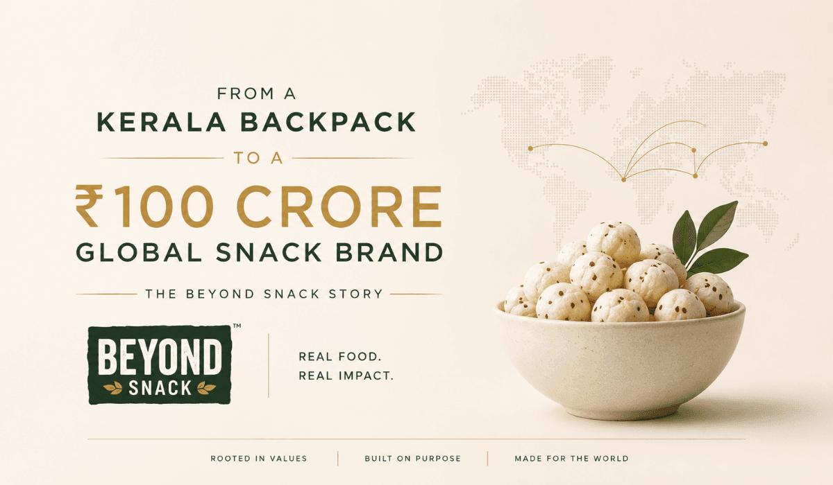 From a Kerala Backpack to a ₹100 Crore Global Snack Brand: The Beyond Snack Story