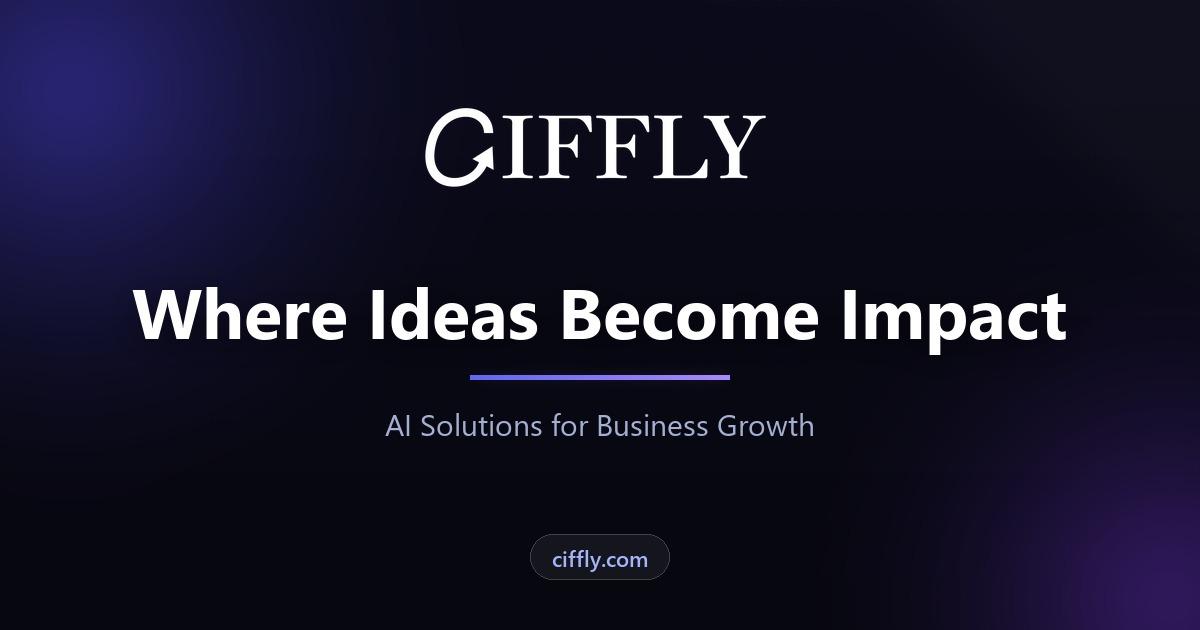 CIFFLY PVT. LTD. INTRODUCES MULTI-AGENT AI SYSTEMS AIMED AT TRANSFORMING ENTERPRISE WORKFLOWS