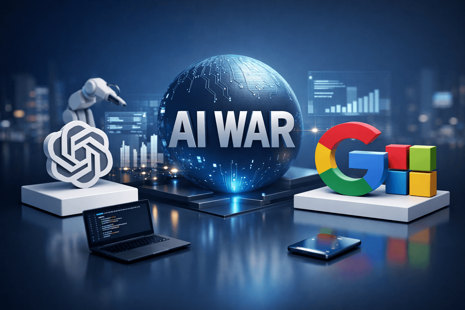 The AI War: How Tech Giants Are Fighting for the Future — and What It Means for Everyone Else