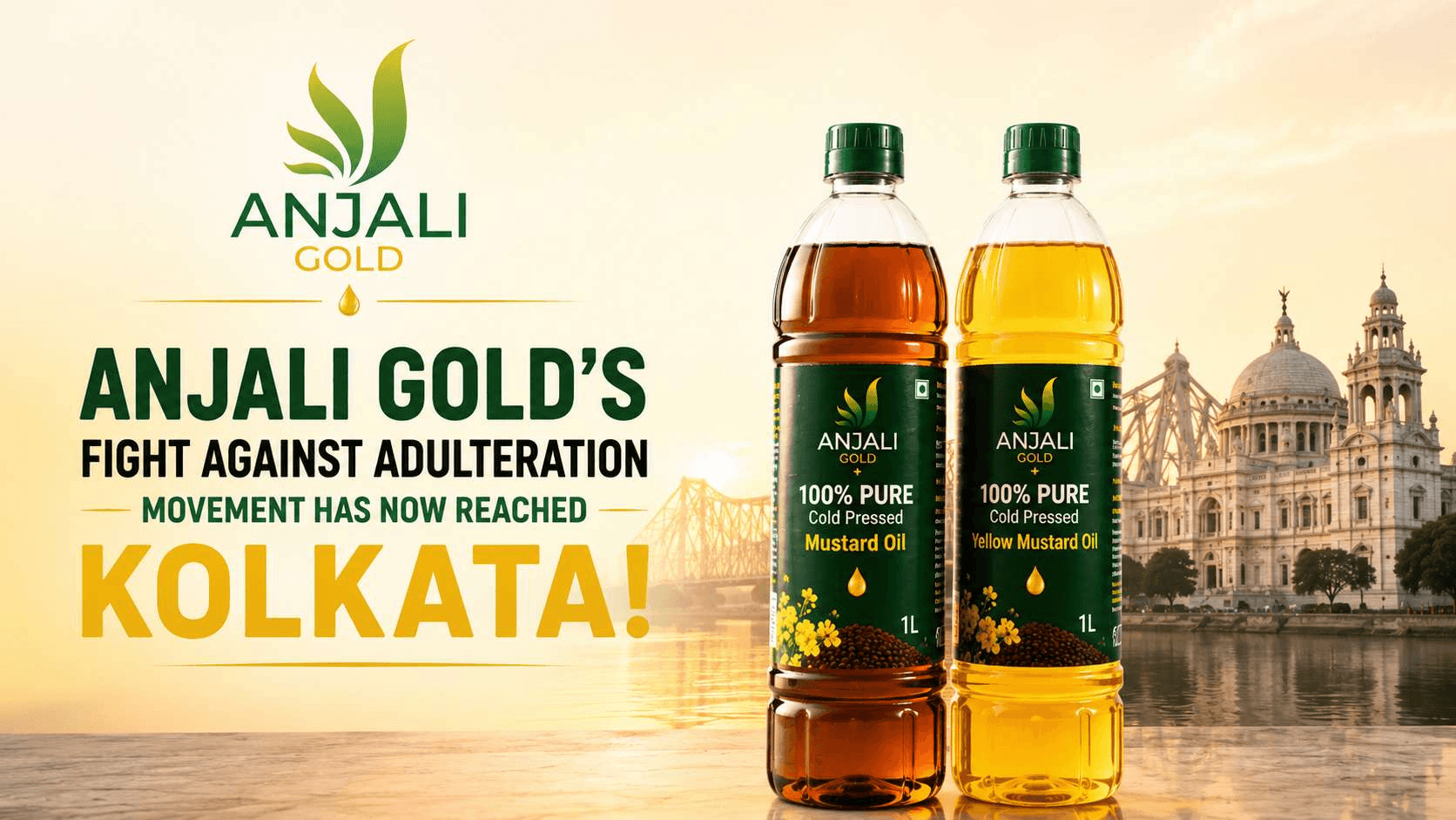 Why Kolkata’s Love for Mustard Oil Aligns with Anjali Gold’s Farms to Kitchens Purity Movement