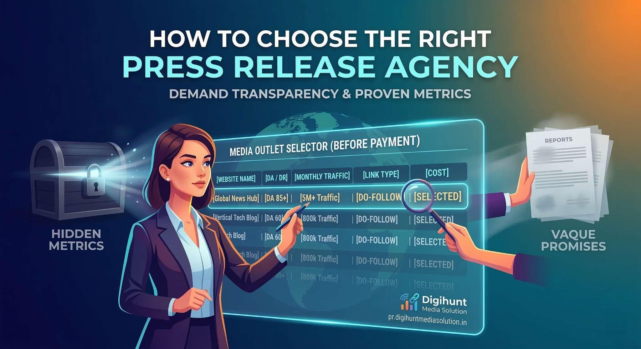 How to Choose the Right Press Release Agency for Your Brand Digihunt Media Solution
