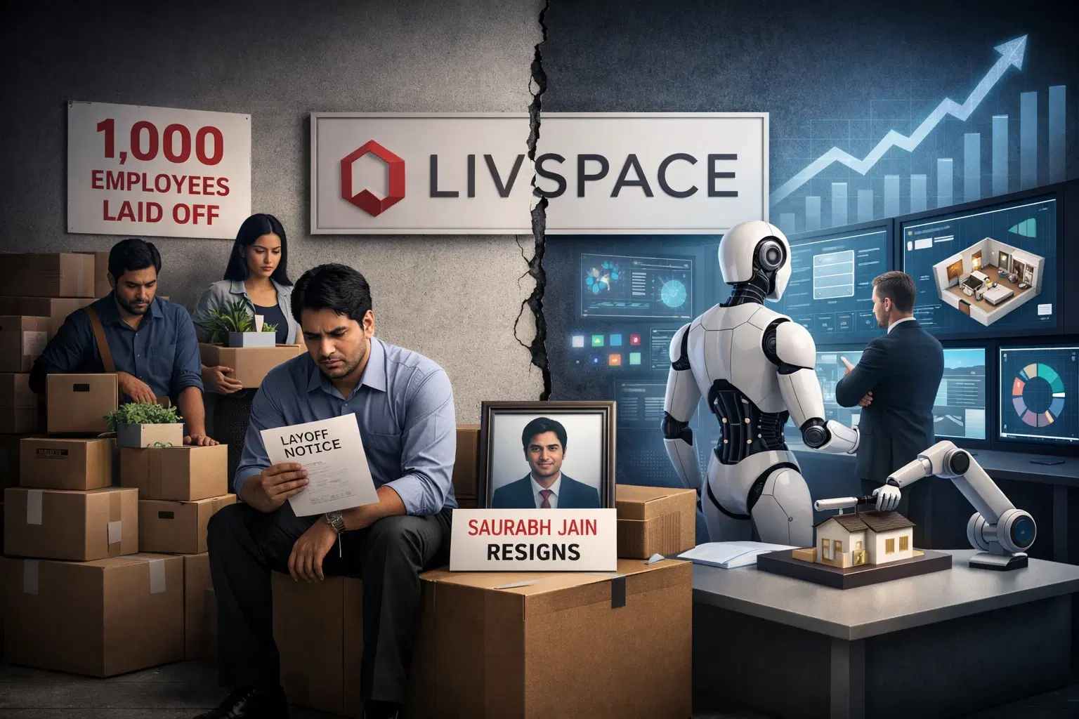 AI Over Jobs? Livspace Lays Off 1,000 Employees as AI Transformation Reshapes the Company